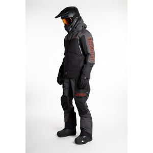 M's Treeline Bib Pant - Black/Grey/Red - Kuori