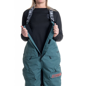 W's Treeline Bib Pant - Dark Emerald - 60g