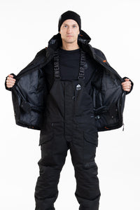 Venture Jacket - Black/Orange - SAFE (kelluttava)