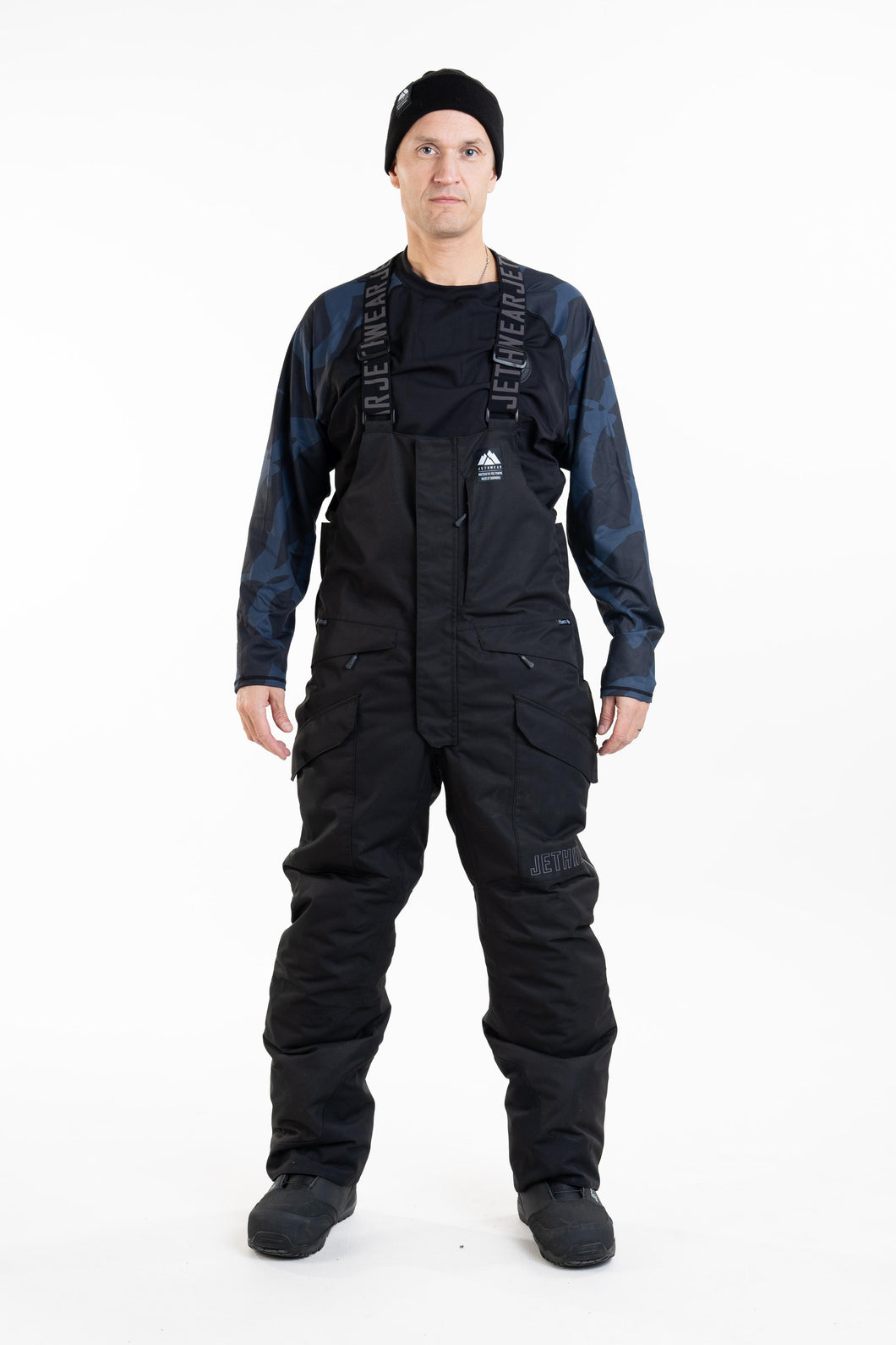M's Treeline Bib Pant - Black - Kuori