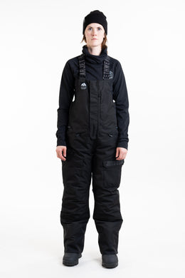 W's Treeline Bib Pant - Black - 60g vuori