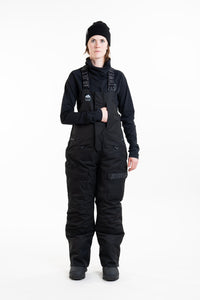 W's Treeline Bib Pant - Black - 150g vuori