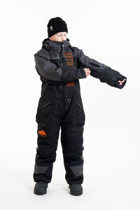 Odin & Olivia - Youth - Black/Iron/Orange - SAFE (kelluttava)