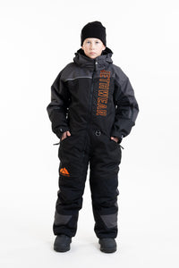 Odin & Olivia - Youth - Black/Iron/Orange - SAFE (kelluttava)