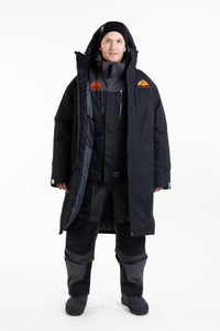 PIT COAT Lämmittelytakki - Black/Orange