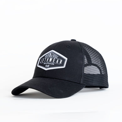 Jethwear Trucker Cap - Black/White