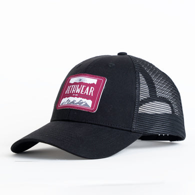 Jethwear Trucker Cap - Black/Burgundy