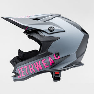 Phase Helmet - Black/Grey/Pink